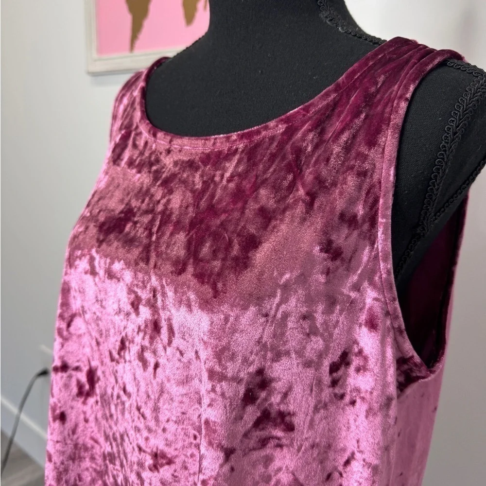 Cynthia Rowley Luxe Tee Velour Women’s Tank (S)